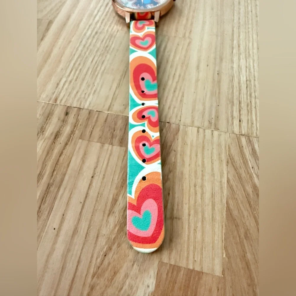 Disney Lilo and stitch rose gold tone fashion watch NEW BATTERY